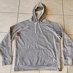 Mens Eddie Bauer Camp Fleece Hoodie Sweatshirt Sweater Tall Large TL Gray